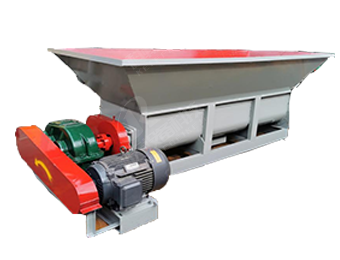 Parallel double-shaft breaking feeder